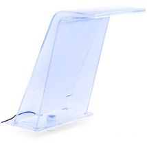 Uniprodo - Fontaine de piscine Cascade piscine 45 cm led Bleu / blanc