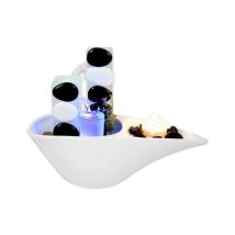 Zen Light - Fontaine d'intérieur Piro avec éclairage led multicolore