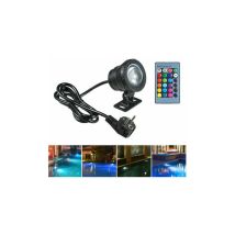 Fontaine Lampe Avec Télécommande Fonction Mémoire Ac85-265V 20W Rgb Led 16 Couleurs Changeantes Flash/Strobe/Fade/Lisse Effets 4 D'Éclairage Ip65
