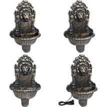 Vidaxl - Fontaine murale Design de tête de lion Bronze - fontaine murale - fontaines murales - Home & Living - Brun