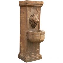 Fontaine murale en pierre L40xPR59xH125 cm