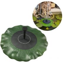 Beijiyi - Fontaine solaire 1,4 w – Pompe solaire pour bassin de jardin, bassin d'oiseaux, bassin de poisson, décoration Feuille de lotus