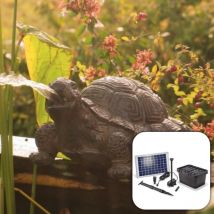 Solairepratique - Fontaine solaire Tortue 600 l/h maxi