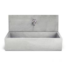 Fontana da giardino a muro 'q madrid xl' grigio, 70x35x40 cm KAM