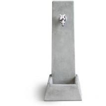 Fontana da giardino vedovella 'malmo' grigio, 27,5x35,5x77 cm KAM