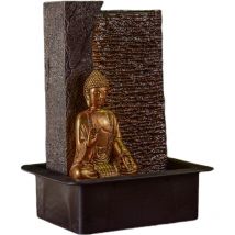 Zen Light - Fontana in resina con Jati Buddha