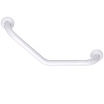 Godonnier - pmr pellet Essentiel barra de apoyo codo confort 135° aluminio epoxi blanco