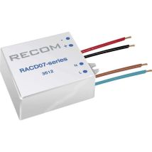 Racd07-350 Fonte Di Alimentazione Costante Led 7 W 350 Ma 21 V/dc Max. Voltaggio Operativo: 264 V/ac - Recom Lighting