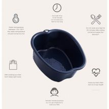 Héloise - Foot Bath Basin, Water Spa and Foot Massage, for Pedicures Detox Foot Soak and Massage, Thick and Sturdy Foot Basin Perfect for Soaking