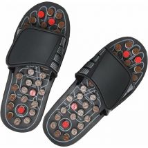 Foot Massage Slippers, Reflexology Acupressure Foot Massager Plantar Fasciitis Pain Relief Shoes to Reduce Foot Pain Relaxation Gifts(38-39)