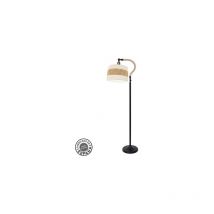 Fabrilamp - Foot Salon Nicaragua 1xe27 Noir/blanc/naturel