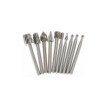 For Accessoires De Meulage Electriques, Fraise Rotative Bits De Routeur Hss, 10Pcs, 3Mm