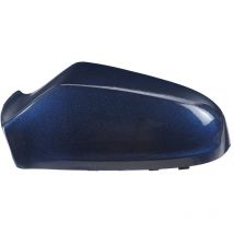 For Vauxhall Astra h 2005-09 Door Wing Mirror Cover Left Passenger Painted Blue