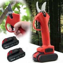 FORBICE DA Potatura A BATTERIA CESOIA 48V 2.5Ah Apertura 42mm 2 BATTERIE Taglio 25mm CON VALIGIA