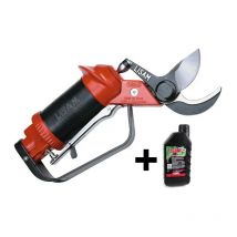 Forbice da potatura pneumatica Lisam Sly per frutteto e oliveto con olio Slip - Forbice + Innesto rapido 1/4
