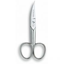 4.5' Forbici per unghie curvate - Lame solide resistenti e puntate - Acciaio al carbonio forgiato caldo - Finitura brillante