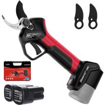 Forbici da potatura elettriche Laecabv 28mm forbice elettrica potatura con 2 2Ah batteria per Giardinaggio olivo vigneto