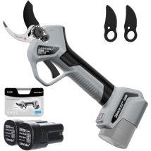 Forbici da potatura elettriche Laecabv 28mm forbice elettrica potatura con 2 2Ah batteria per Giardinaggio olivo vigneto