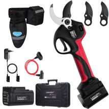 Laecabv - Forbici da potatura elettriche 40mm Professionali Progressivo forbice elettrica potatura con 2 21V/2.5Ah batteria per Giardinaggio olivo