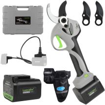 Forbici da potatura elettriche Laecabv 40mm Professionali Progressivo forbice elettrica potatura con 2 21V/4Ah batteria per Giardinaggio olivo vigneto