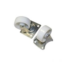 Force homme 80330 SET de 4 ROULETTES pivotantes et roulettes fixes 40 MM