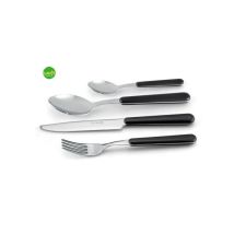 Forchetta Da Tavola Brio Eme Posateria Colore Nero/cromo 18 Cm