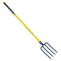 Outils Perrin - Forchettone per becher con presa - manico trigrip mela 110 - 4 rebbi triangolari