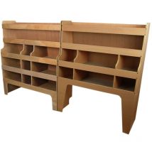 Monster Racking - Ford Transit Custom swb & lwb Offside Plywood Van Racking