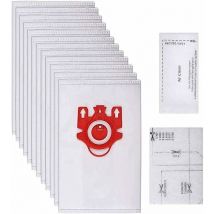 12 Sacs d'aspirateur Miele f/j/m Series HyClean 3D Efficiency, sacs pour Miele 9917710 - Forehill