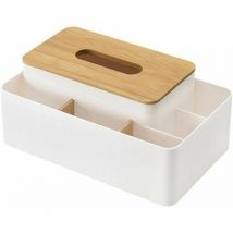 Boîte à Mouchoirs Multifonctionnelle,Boîte de Rangement pour Télécommande,Boîte de Rangement de Bureau Porte-télécommande pour Bureau Maison Voiture