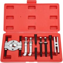 Forehill - Ensemble d'extracteurs de séparateurs de roulements 9 pièces Kit d'outils de retrait de roulements portables Séparateur de roulements en