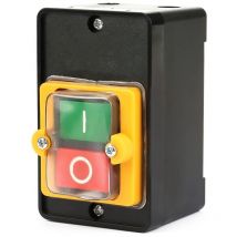 Forehill - Interrupteur à bouton AC220V/380V interrupteur à bouton de commande d'alimentation étanche avec interrupteur à coque bouton de commande