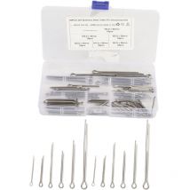 Forehill - Kit de fixation à goupille fendue en acier inoxydable 6 tailles M1,6 x 25 M2,5 x 25/40 M3,0 x 30/40 M4 x 60 pour réparation d'atelier de
