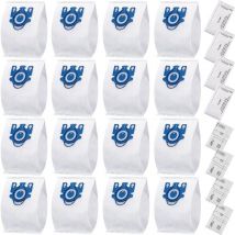 Forehill - Lot de 24 aspirateur pour Miele Gn 3D Classic C1 Complete C2 C3, S227, S400i, S600, S800 Airclean 3d efficacité sacs à poussière remplacer