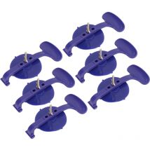 Forehill - Lot de 6 pinces à ventouse puissantes pour réparation de pare-brise, outil de collage pour voiture et ménage