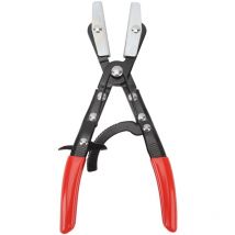 Forehill - Pince de serrage de tuyau, poignée antidérapante réglable, pince de serrage de tuyau pour tuyau d'automobile, conduite de radiateur,