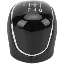Pommeau de levier de vitesse de voiture, tête de pommeau de levier de vitesse noire de remplacement pour Ford CMax 06/2007 à 07/2010 (6 vitesses)