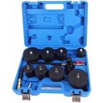 Forehill - Testeur de fuite du système turbo 9 pièces Kit de test de fuite de surpression d'air du turbocompresseur avec testeur de manomètre