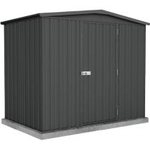 FOREST STYLE - Cobertizo de Jardín de Metal Fraser 3,2 m² (2,36 x 1,54 x 2,00 m) – Sistema de Montaje por Clip – Acero Galvanizado – Resistente a los