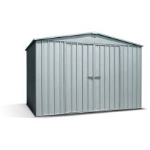 Cerland - forest style - Cobertizo de Jardín de Metal Fraser 6,4 m² (3,10 x 2,28 x 2,06 m) – Sistema de Montaje por Clip – Acero Galvanizado –