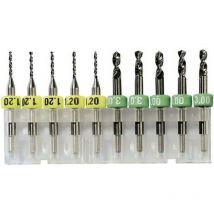 Foret Carbure e = 1,3 mm, 10 Pces Bungard 81013