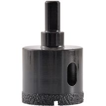 Foret diamanté pour scie cloche à noyau brasé 40 mm, coupe-trou creux pour verre, porcelaine, carrelage, marbre, céramique, granit