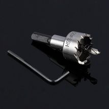Basetbl - Foret en acier inoxydable pour métal, outil de coupe de scie cloche robuste de 25 mm