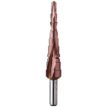 Foret métal étagé Colbalt tialn perçage de Ø4 à 12 mm - 500B