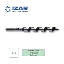 Izar - foret spirale bois avec vis en pointe l. 460 mm de 6 à 32 mm 32 mm