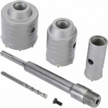 Exsensa - Forets de cloche sds Plus pour béton, ciment, pierre, mur - 65 mm, 50 mm, 30 mm