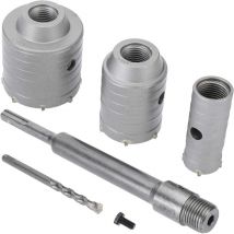 Osqi - Forets de scie cloche sds Plus pour béton, ciment, pierre, mur - 65 mm, 50 mm, 30 mm