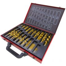 Forets titane hss - de 1 à 10 mm en coffret 170 pièces