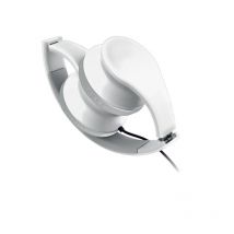 Headset Weiß Head Set Kopfhörer Ohrhörer mit Kabel aux Anschluss integriertem Mikrofon Rufannahme Taste - Forever