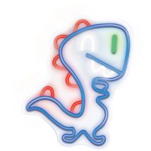 Forever néon led jurassique bébé dino blue
